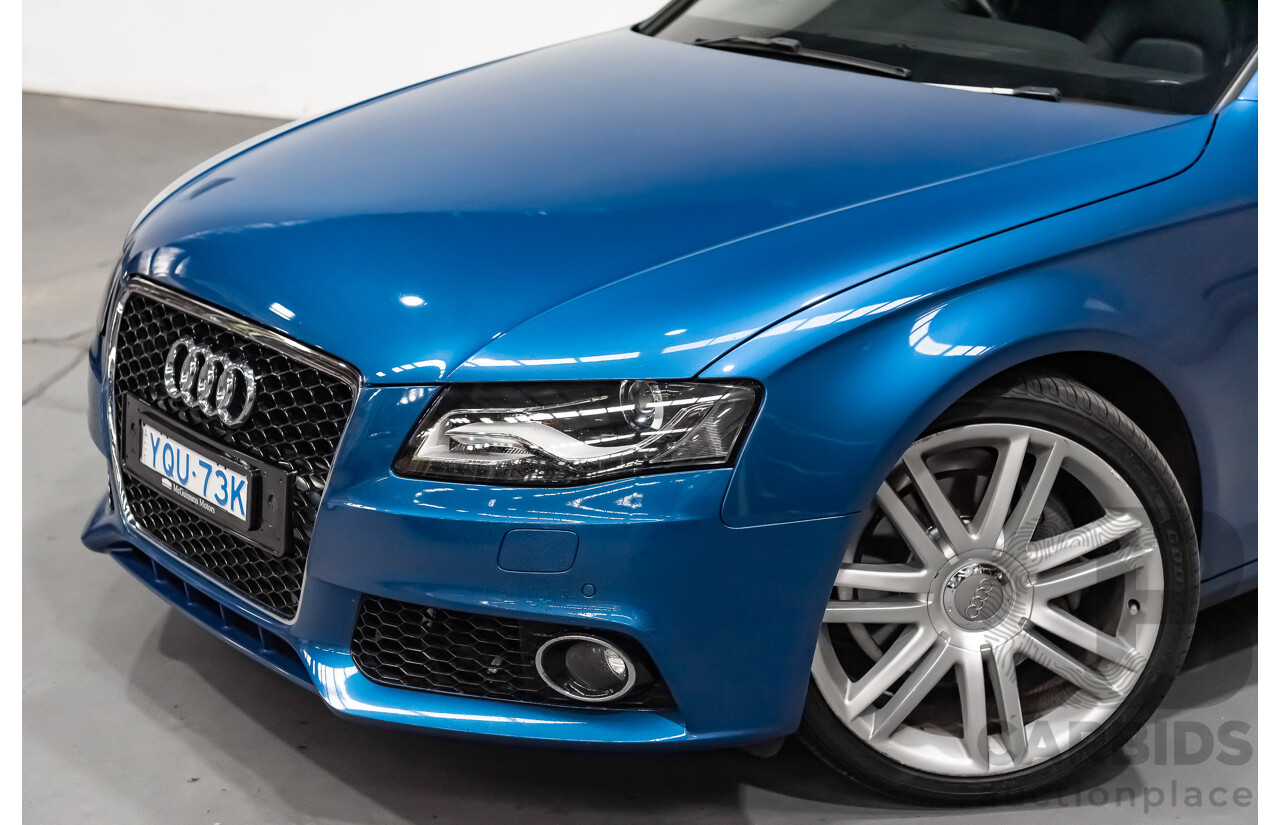 6/2009 Audi A4 2.0 TFSI Quattro B8 (8K) 4d Sedan Blue 2.0L Turbo