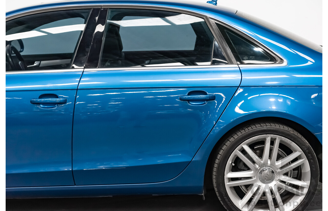 6/2009 Audi A4 2.0 TFSI Quattro B8 (8K) 4d Sedan Blue 2.0L Turbo