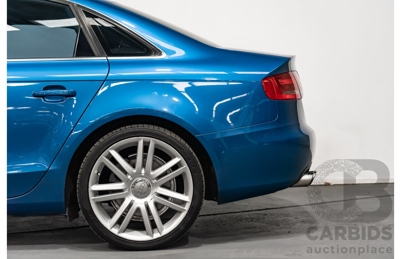 6/2009 Audi A4 2.0 TFSI Quattro B8 (8K) 4d Sedan Blue 2.0L Turbo