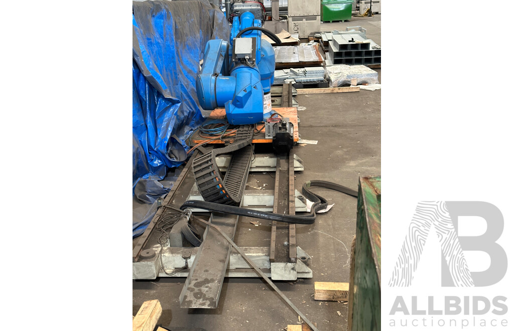 "2010 LAG GBS R 100-3000"  100Ton Press Brake with 6 Axis Staubli TX200 Robot