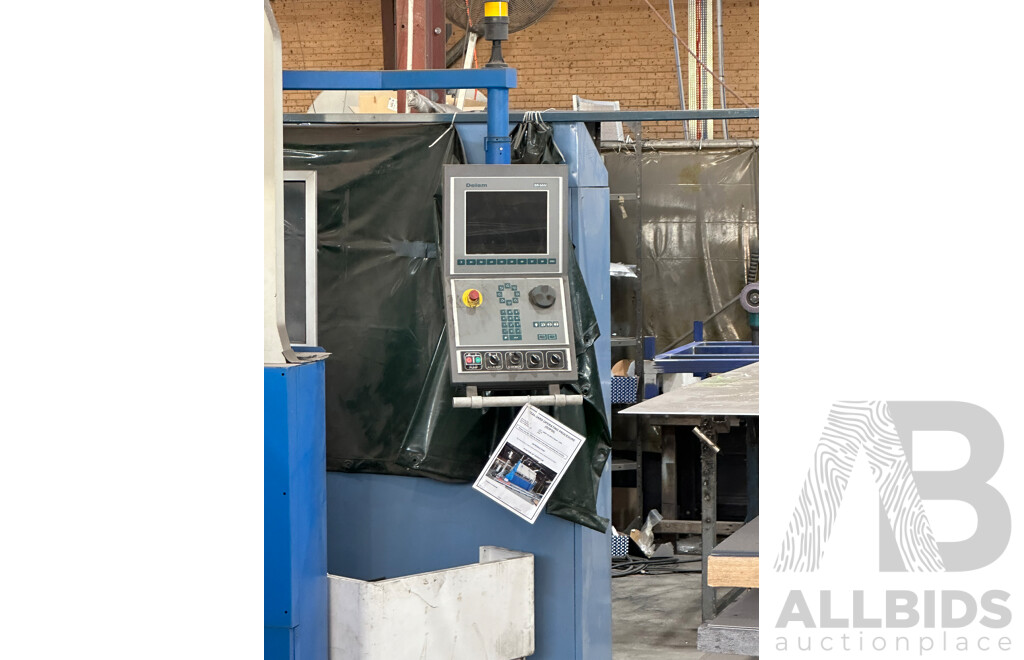 "2010 LAG GBS R 100-3000"  100Ton Press Brake with 6 Axis Staubli TX200 Robot