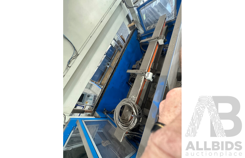 "2010 LAG GBS R 100-3000"  100Ton Press Brake with 6 Axis Staubli TX200 Robot