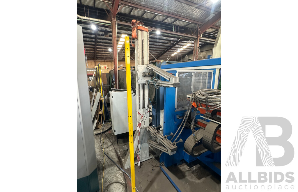 "2010 LAG GBS R 100-3000"  100Ton Press Brake with 6 Axis Staubli TX200 Robot