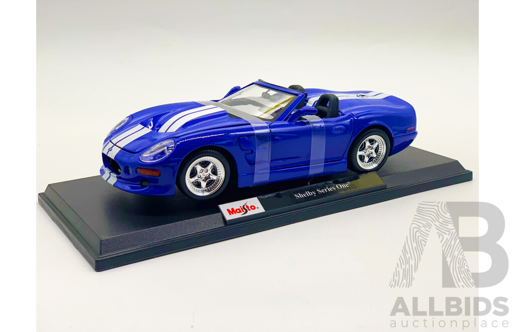 Maisto Special Edition 1999 Shelby Series 1 (Blue Violet) 1:18 - New