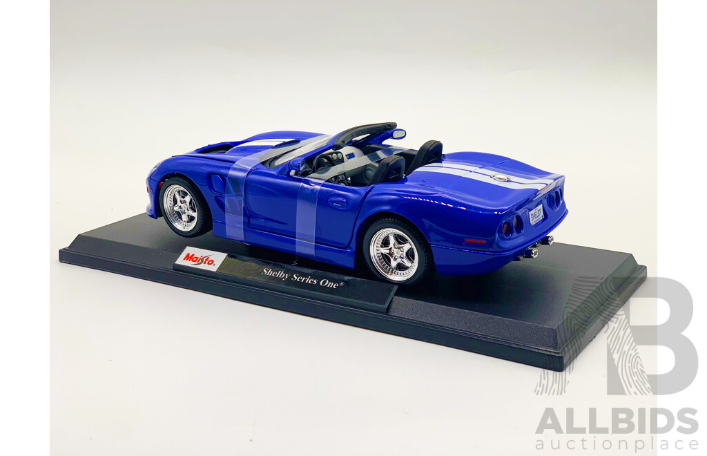 Maisto Special Edition 1999 Shelby Series 1 (Blue Violet) 1:18 - New