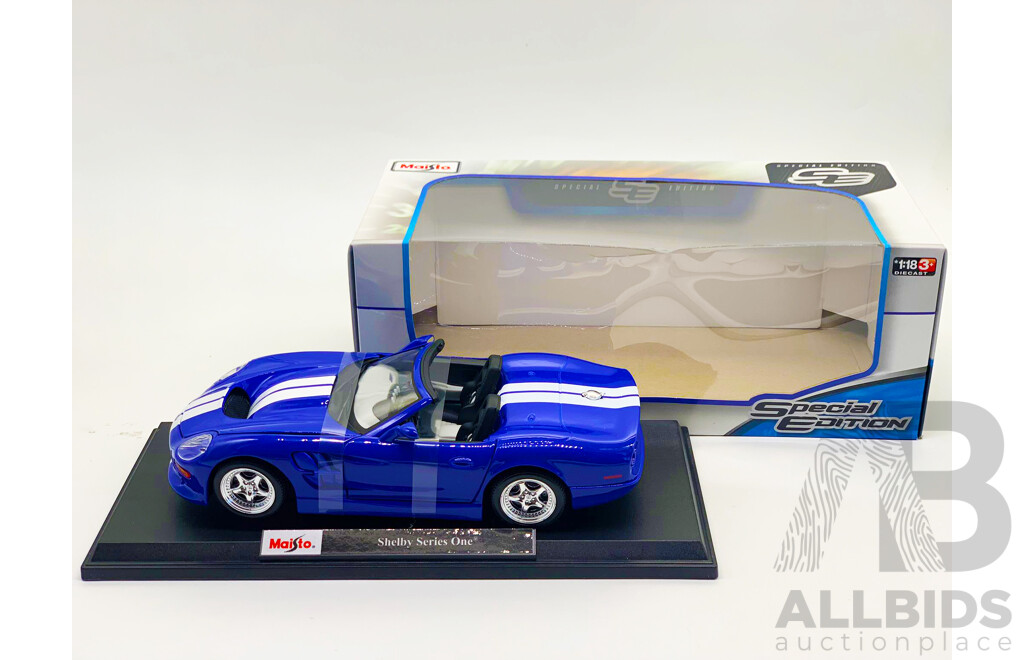 Maisto Special Edition 1999 Shelby Series 1 (Blue Violet) 1:18 - New