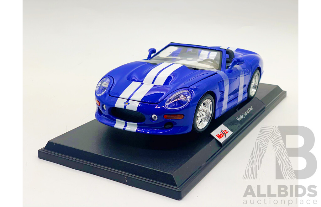 Maisto Special Edition 1999 Shelby Series 1 (Blue Violet) 1:18 - New