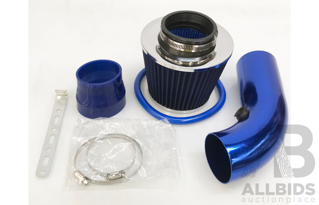 Universal High Flow Cold Air Intake Induction Pipe Hose Kit with Air Filter
