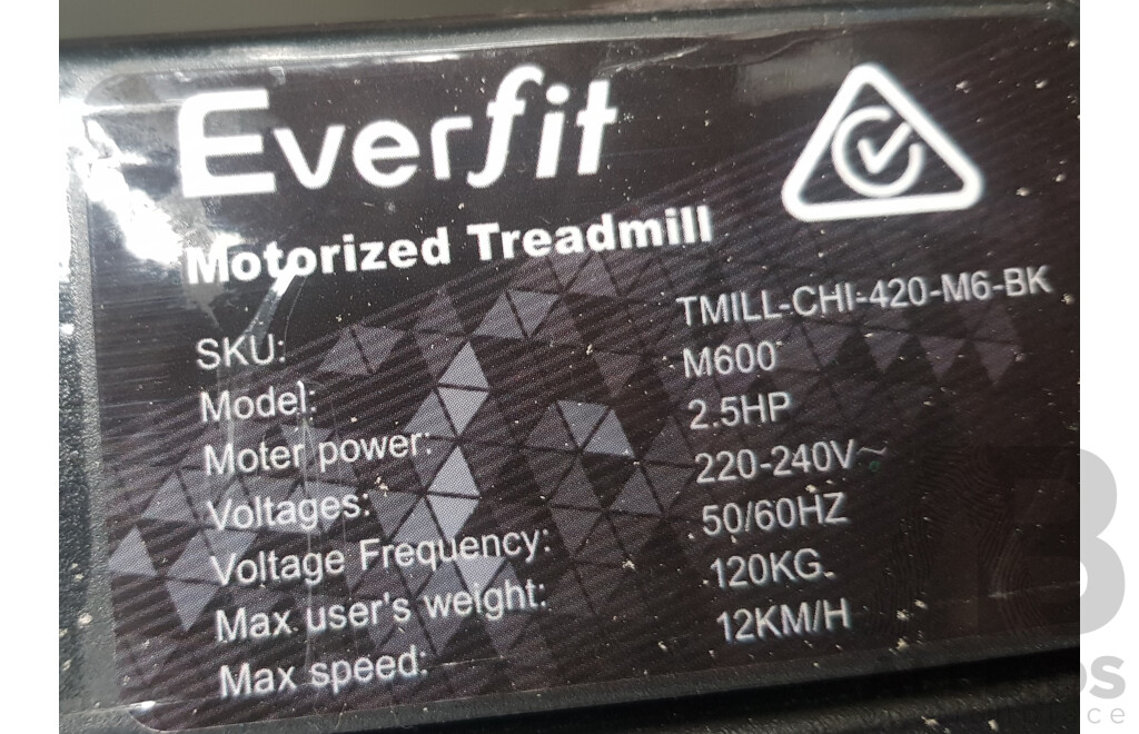 Everfit Home Gym Electric Treadmill Machine