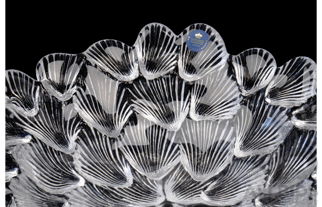 Royal Copenhagen Crystal Shell Bowl