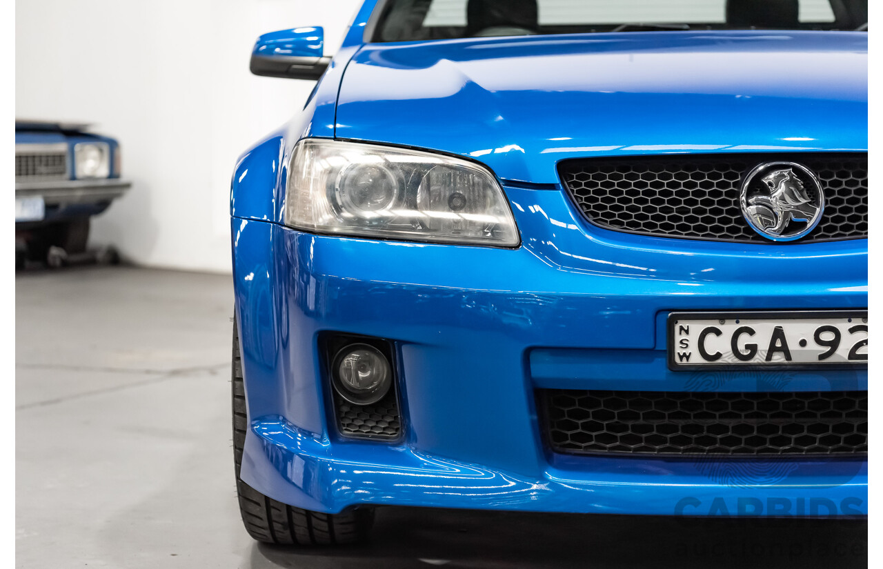 5/2009 Holden Commodore SS-V SE VE MY10 Utility Blue 6.0L V8