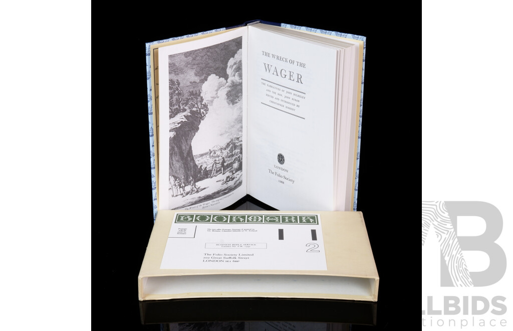 The Wreck of the Wager, Bulkeley & Byron, Folio Society, 1983, Hardcover in Slip Case