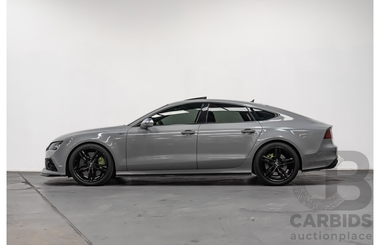 9/2013 Audi S7 Sportback 4.0 TFSI LE 4G MY14 5d Hatchback Nardo Grey Twin Turbo V8 4.0L