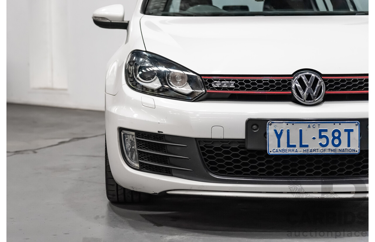 8/2011 Volkswagen Golf GTi 1K MY11 5d Hatchback White 2.0L Turbo