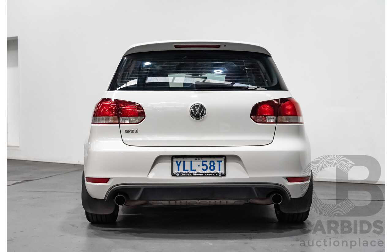 8/2011 Volkswagen Golf GTi 1K MY11 5d Hatchback White 2.0L Turbo