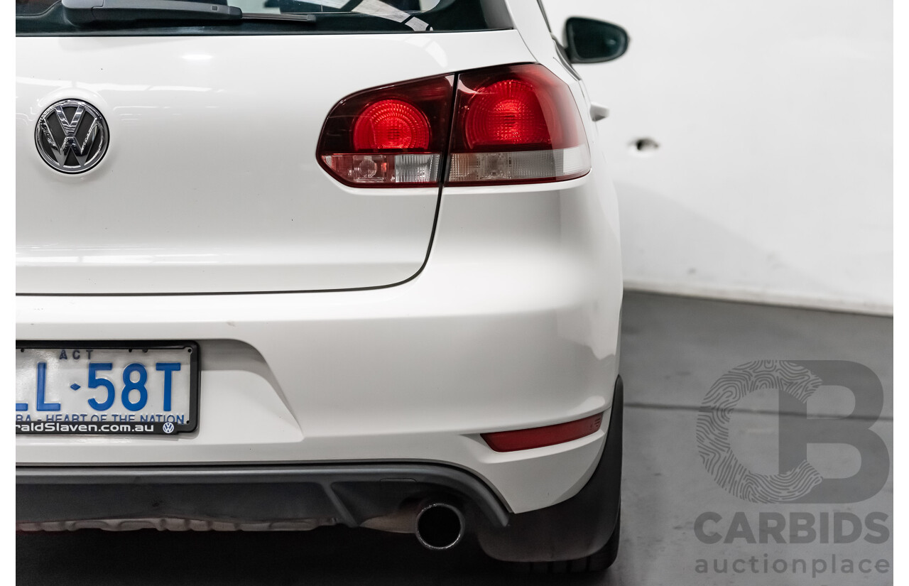 8/2011 Volkswagen Golf GTi 1K MY11 5d Hatchback White 2.0L Turbo