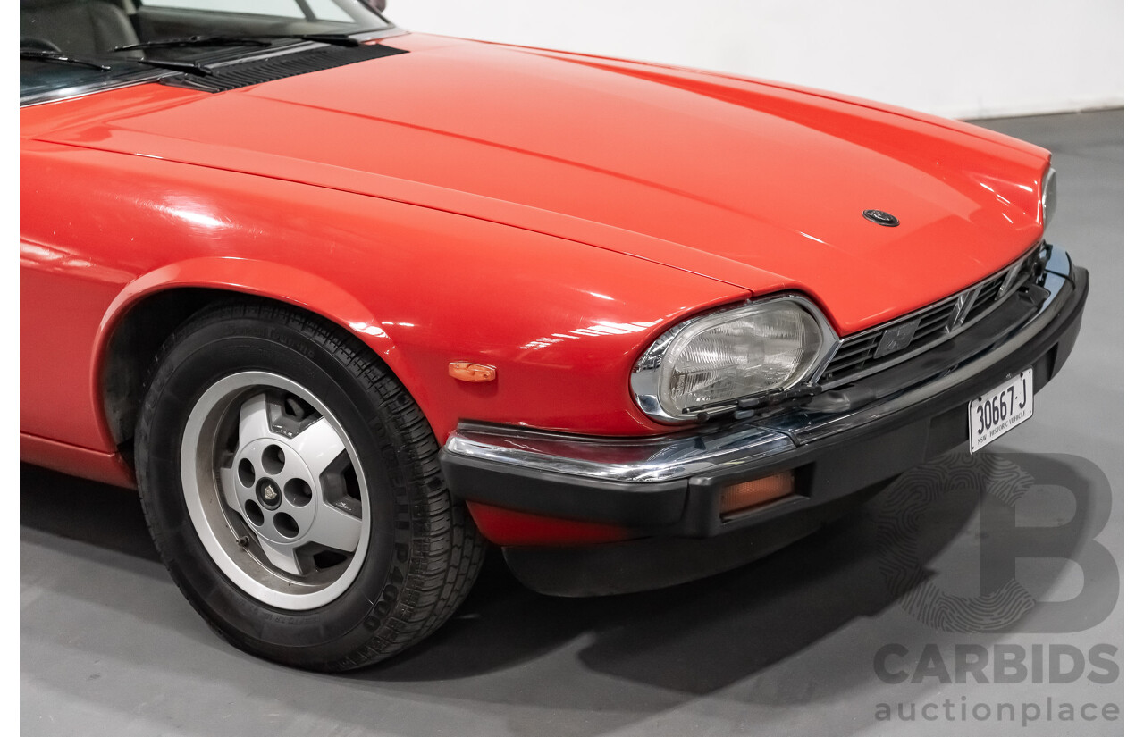 1/1986 Jaguar XJS V12 2d Coupe Red 5.3L V12