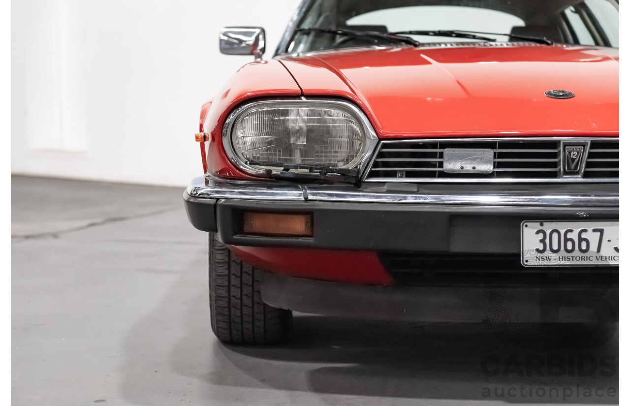 1/1986 Jaguar XJS V12 2d Coupe Red 5.3L V12