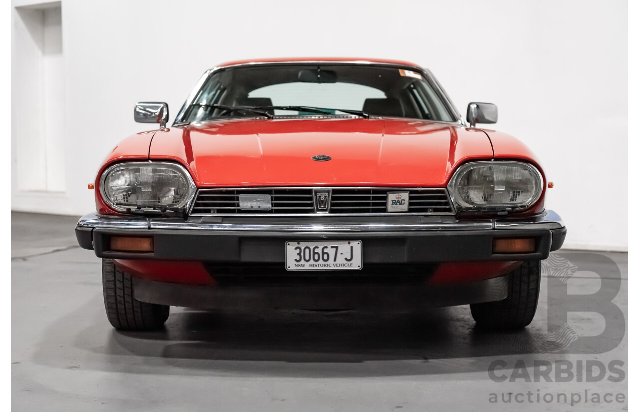 1/1986 Jaguar XJS V12 2d Coupe Red 5.3L V12