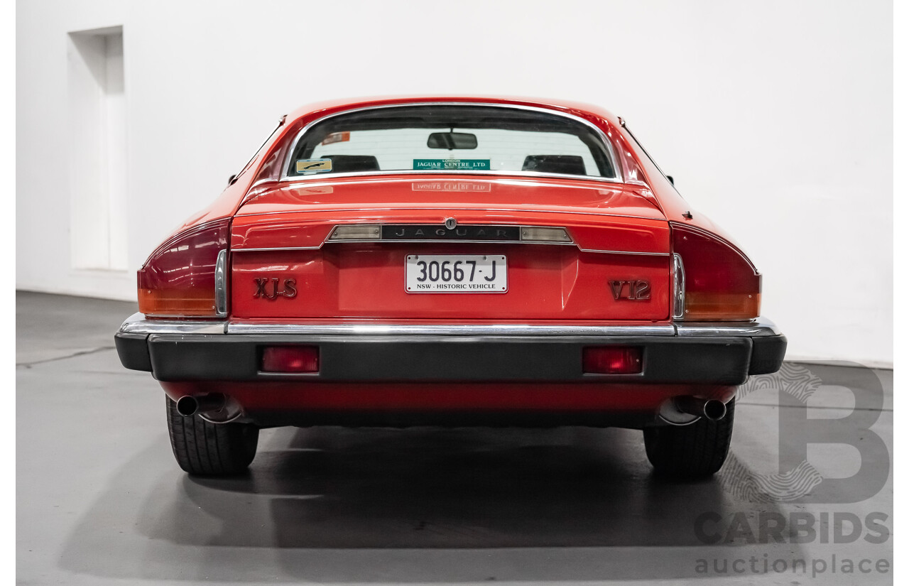 1/1986 Jaguar XJS V12 2d Coupe Red 5.3L V12