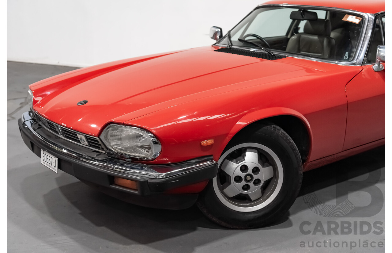 1/1986 Jaguar XJS V12 2d Coupe Red 5.3L V12