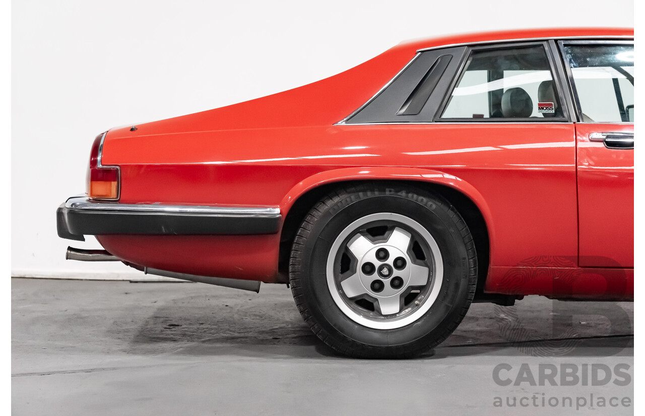 1/1986 Jaguar XJS V12 2d Coupe Red 5.3L V12