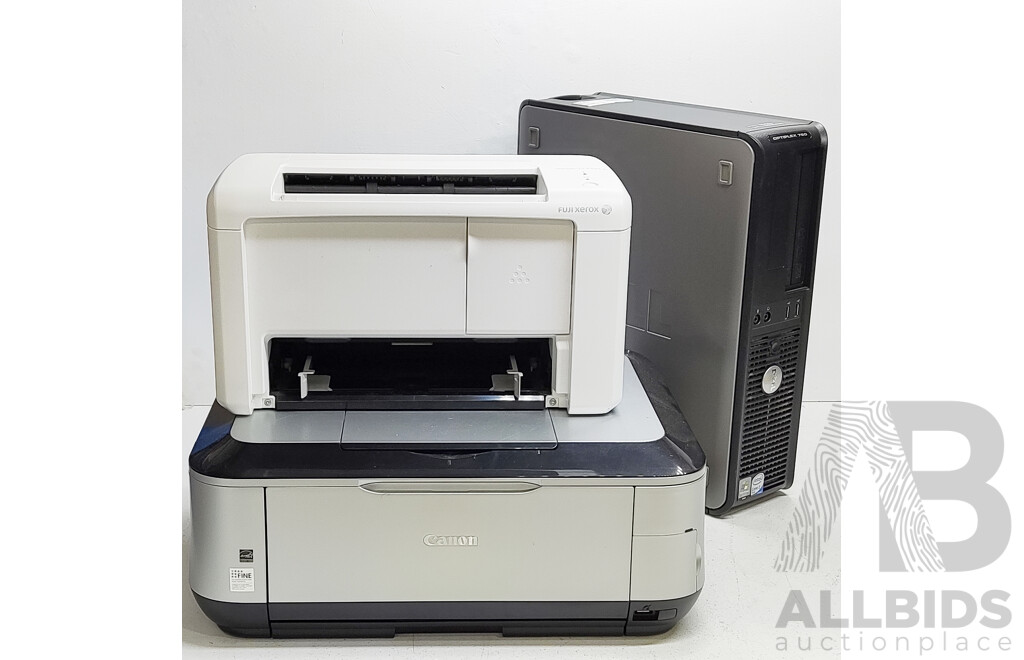 Assorted IT - Desktop, Monitor, Printers and Speaker Set