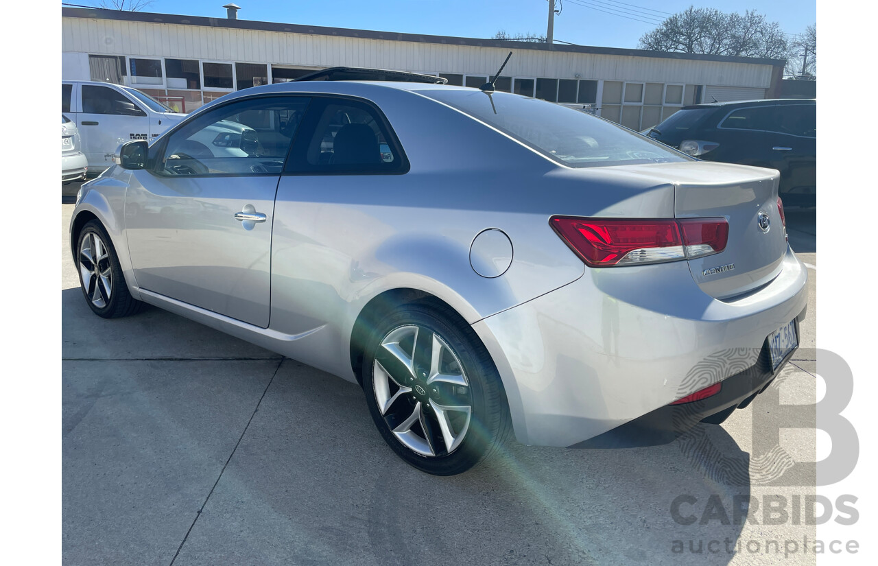 6/2012 Kia Cerato KOUP SLS TD MY12 2d Coupe Silver 2.0L