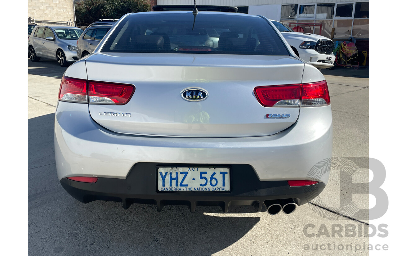 6/2012 Kia Cerato KOUP SLS TD MY12 2d Coupe Silver 2.0L