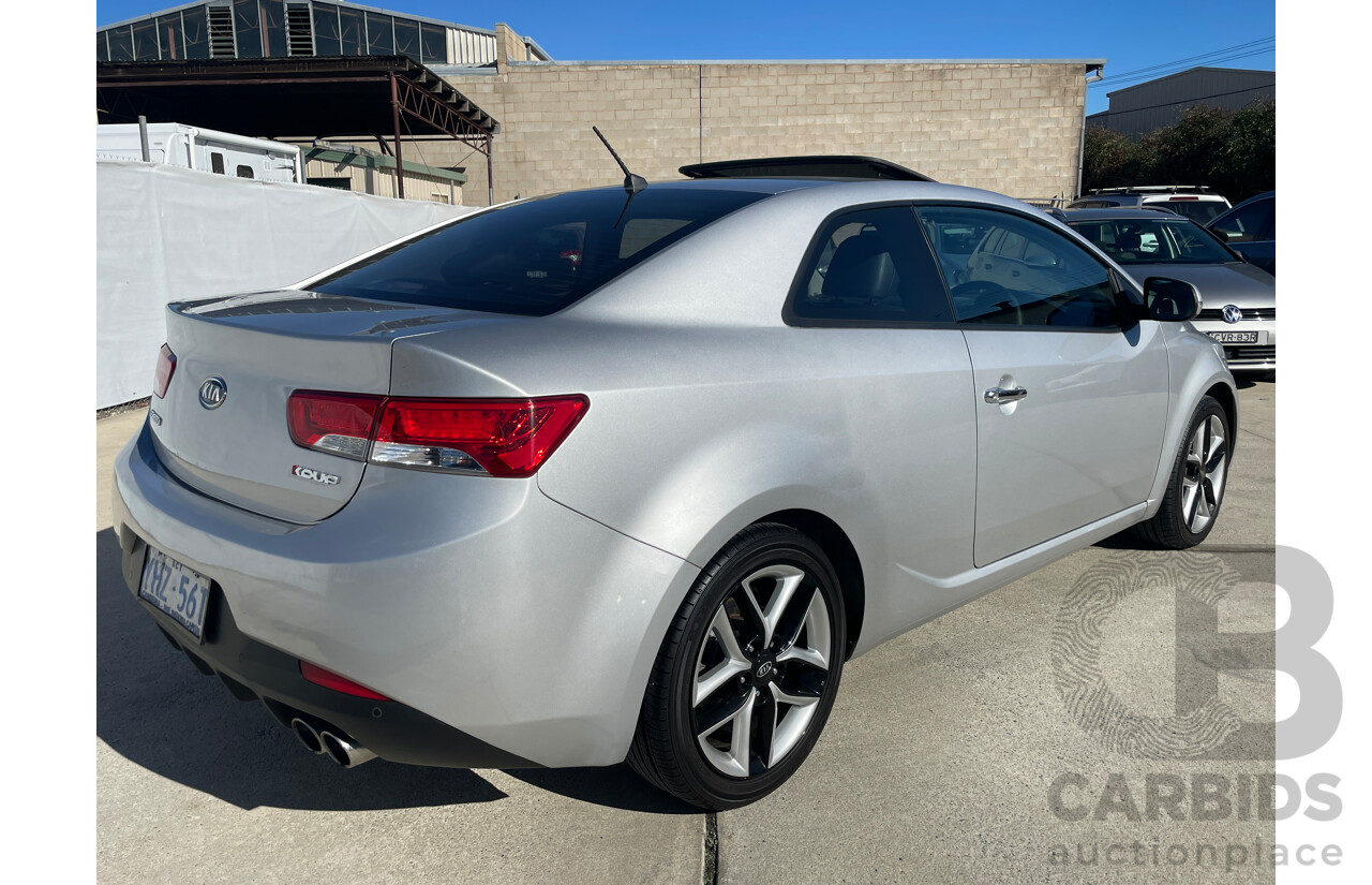 6/2012 Kia Cerato KOUP SLS TD MY12 2d Coupe Silver 2.0L