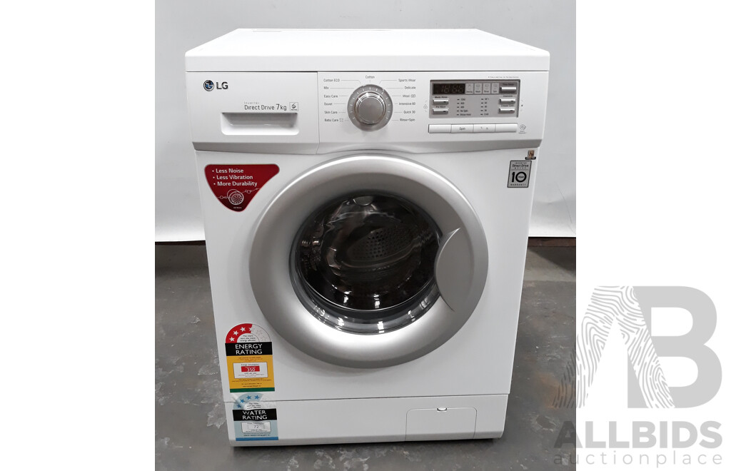 LG 7kg Direct Drive Front Loader Washing Machine