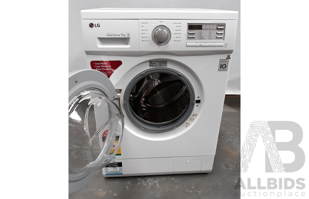 LG 7kg Direct Drive Front Loader Washing Machine