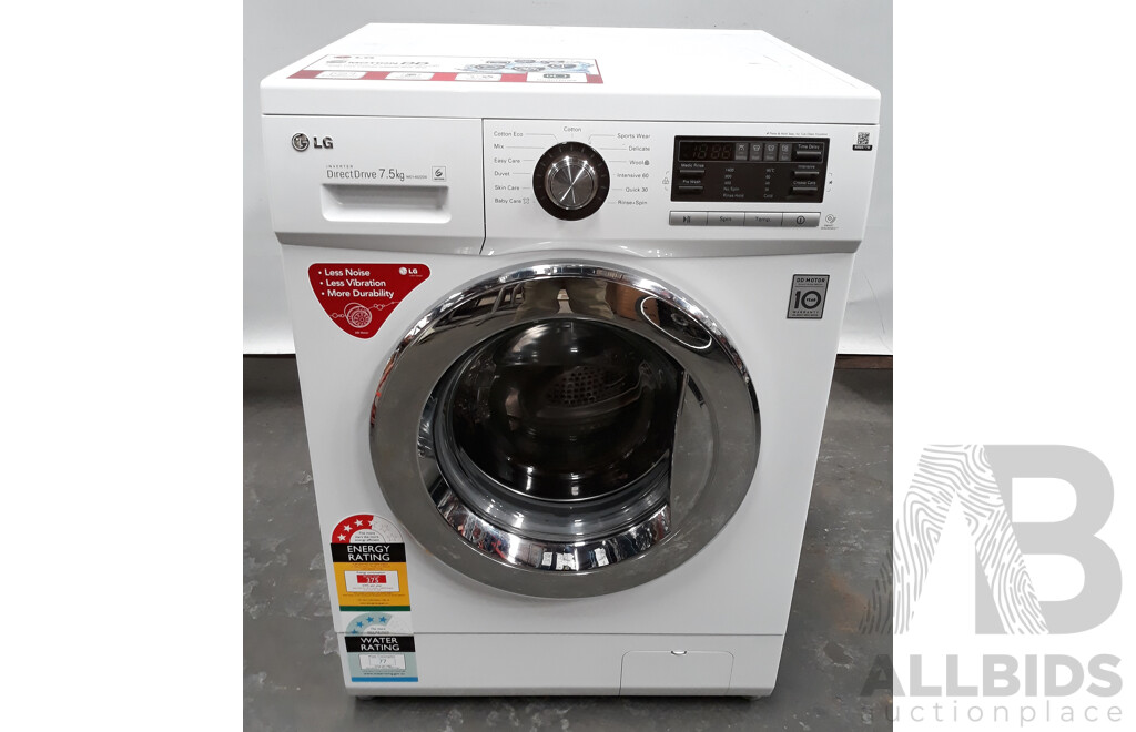 LG 7.5kg Direct Drive Front Loader Washing Machine