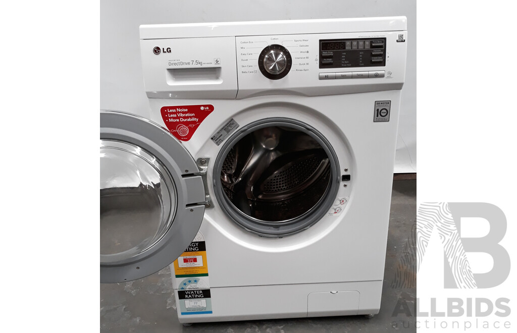 LG 7.5kg Direct Drive Front Loader Washing Machine