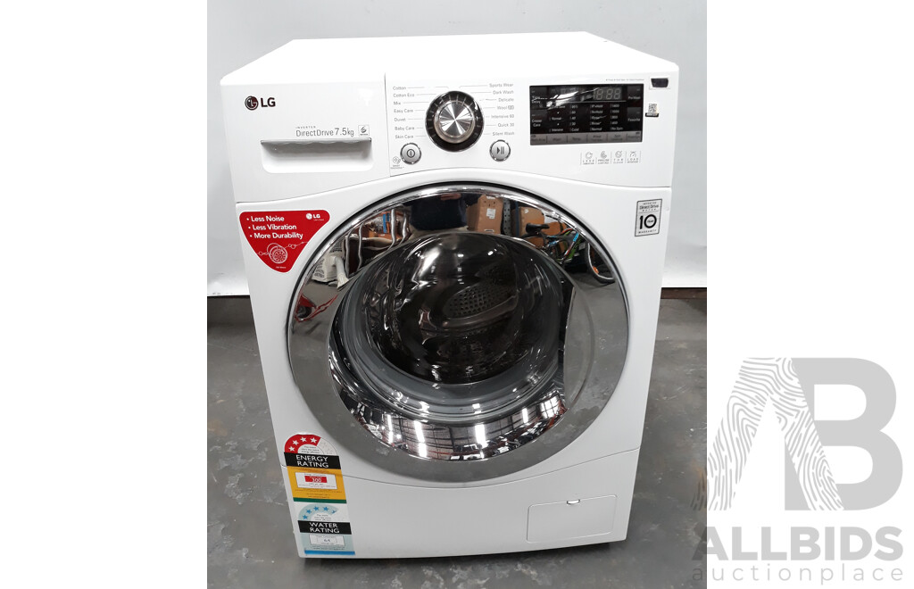 LG Direct Drive Front Loader Washing Machine 7.5kg