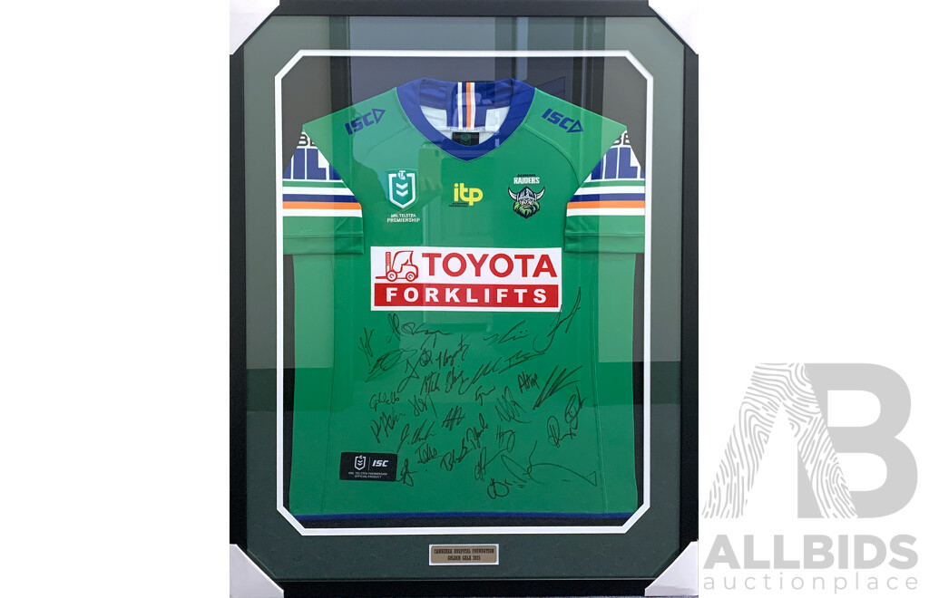 L4 - Canberra Raiders 2023 Signed and Framed Jersey