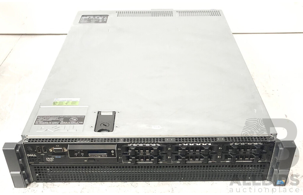 Dell PowerEdge R810 Dual Intel Xeon (E7-2850) 2.00GHz-2.40GHz 10-Core CPU 2RU Server w/ 256GB DDR3