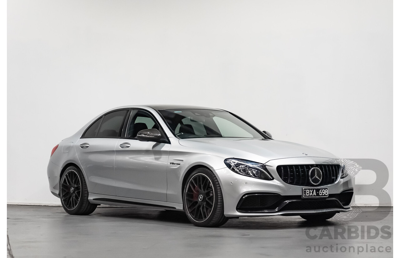 7/2016 Mercedes-Benz C63 AMG S 205 4d Sedan Silver 4.0L Twin Turbocharged V8