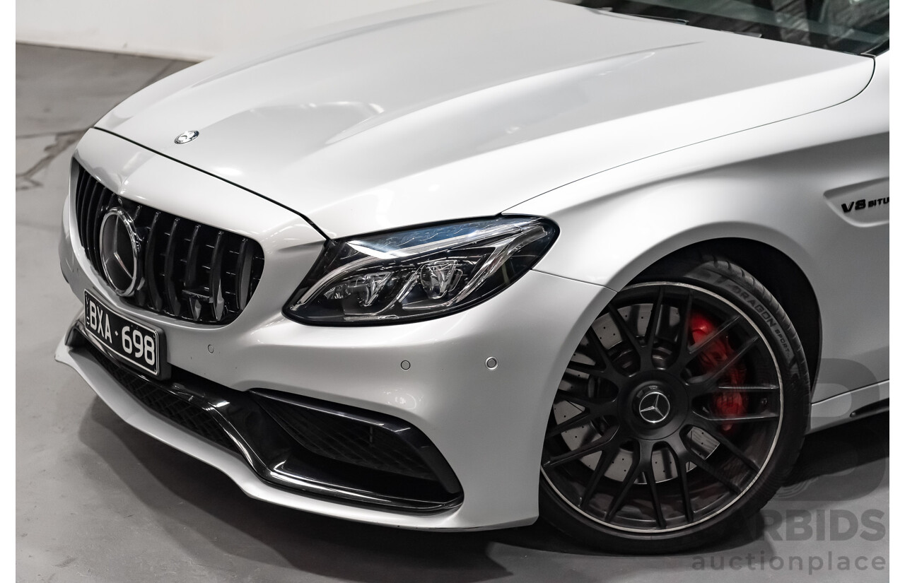 7/2016 Mercedes-Benz C63 AMG S 205 4d Sedan Silver 4.0L Twin Turbocharged V8
