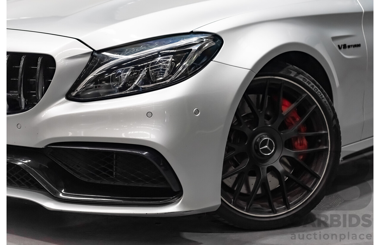 7/2016 Mercedes-Benz C63 AMG S 205 4d Sedan Silver 4.0L Twin Turbocharged V8