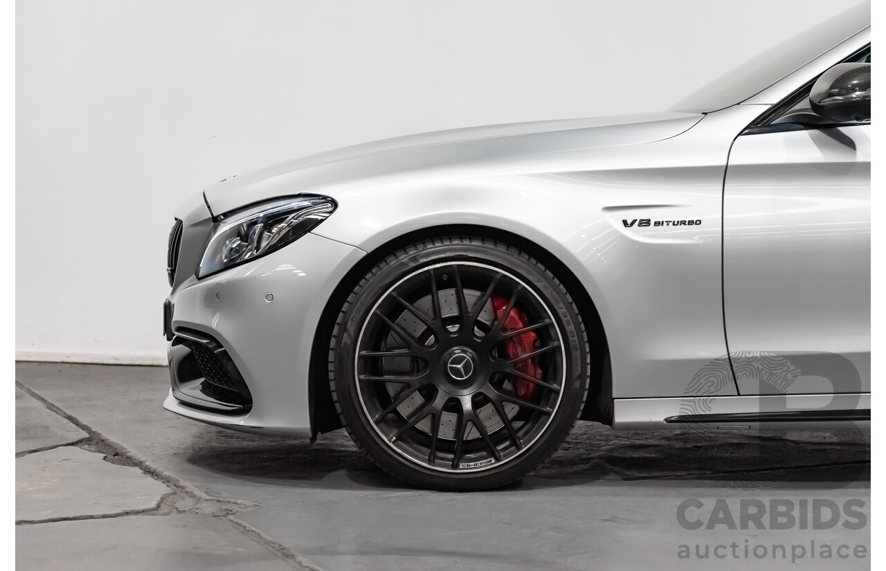 7/2016 Mercedes-Benz C63 AMG S 205 4d Sedan Silver 4.0L Twin Turbocharged V8