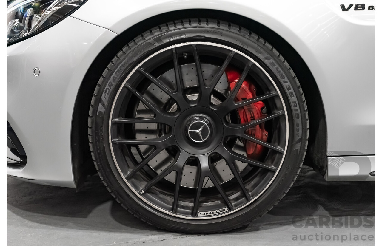 7/2016 Mercedes-Benz C63 AMG S 205 4d Sedan Silver 4.0L Twin Turbocharged V8
