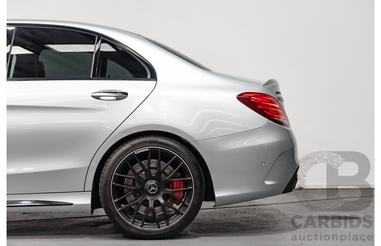 7/2016 Mercedes-Benz C63 AMG S 205 4d Sedan Silver 4.0L Twin Turbocharged V8