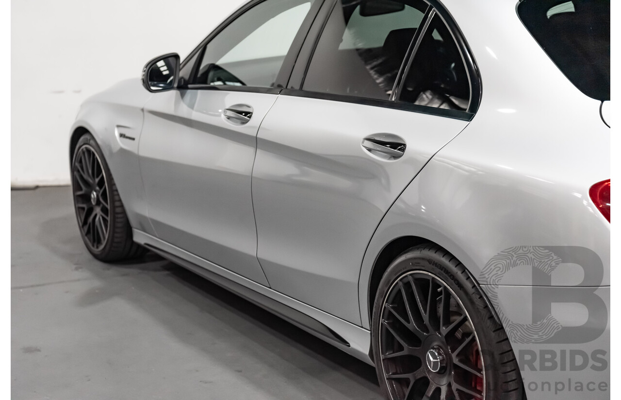 7/2016 Mercedes-Benz C63 AMG S 205 4d Sedan Silver 4.0L Twin Turbocharged V8