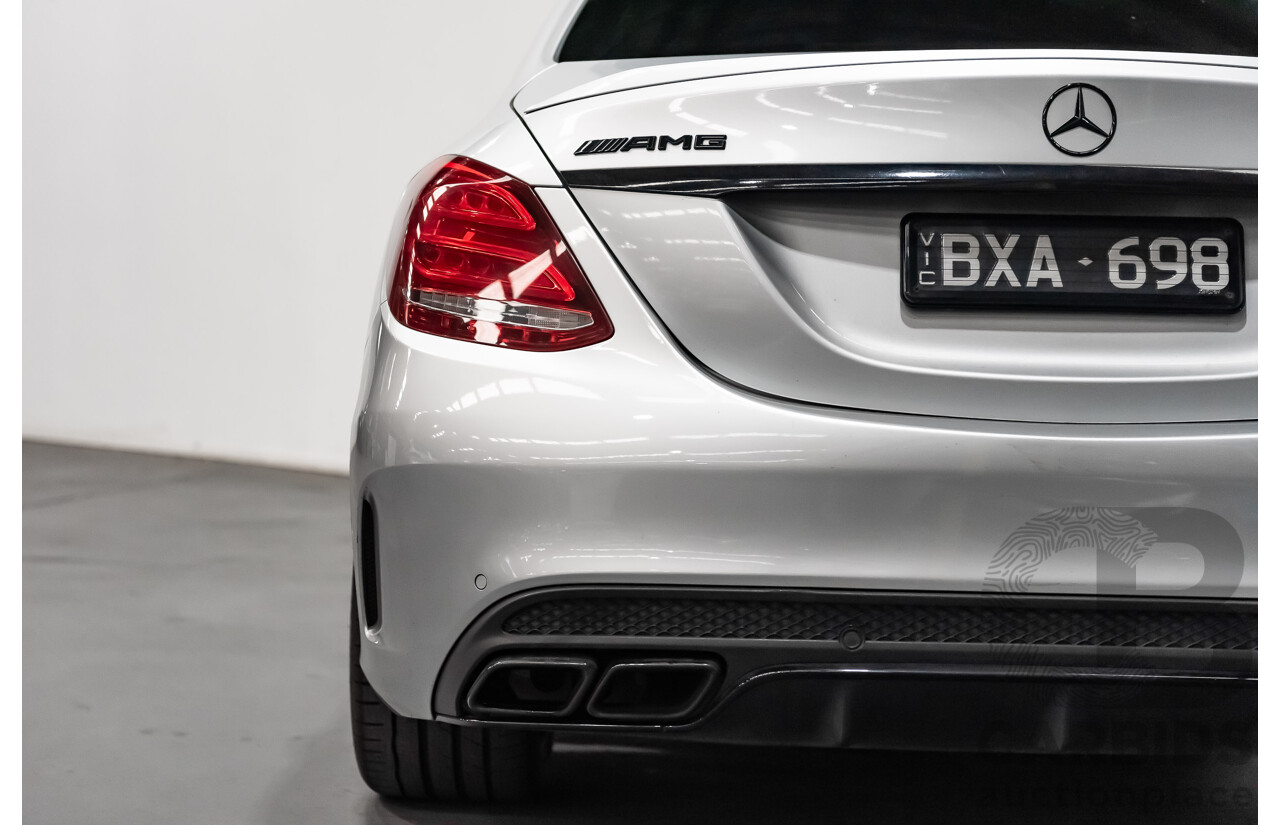 7/2016 Mercedes-Benz C63 AMG S 205 4d Sedan Silver 4.0L Twin Turbocharged V8