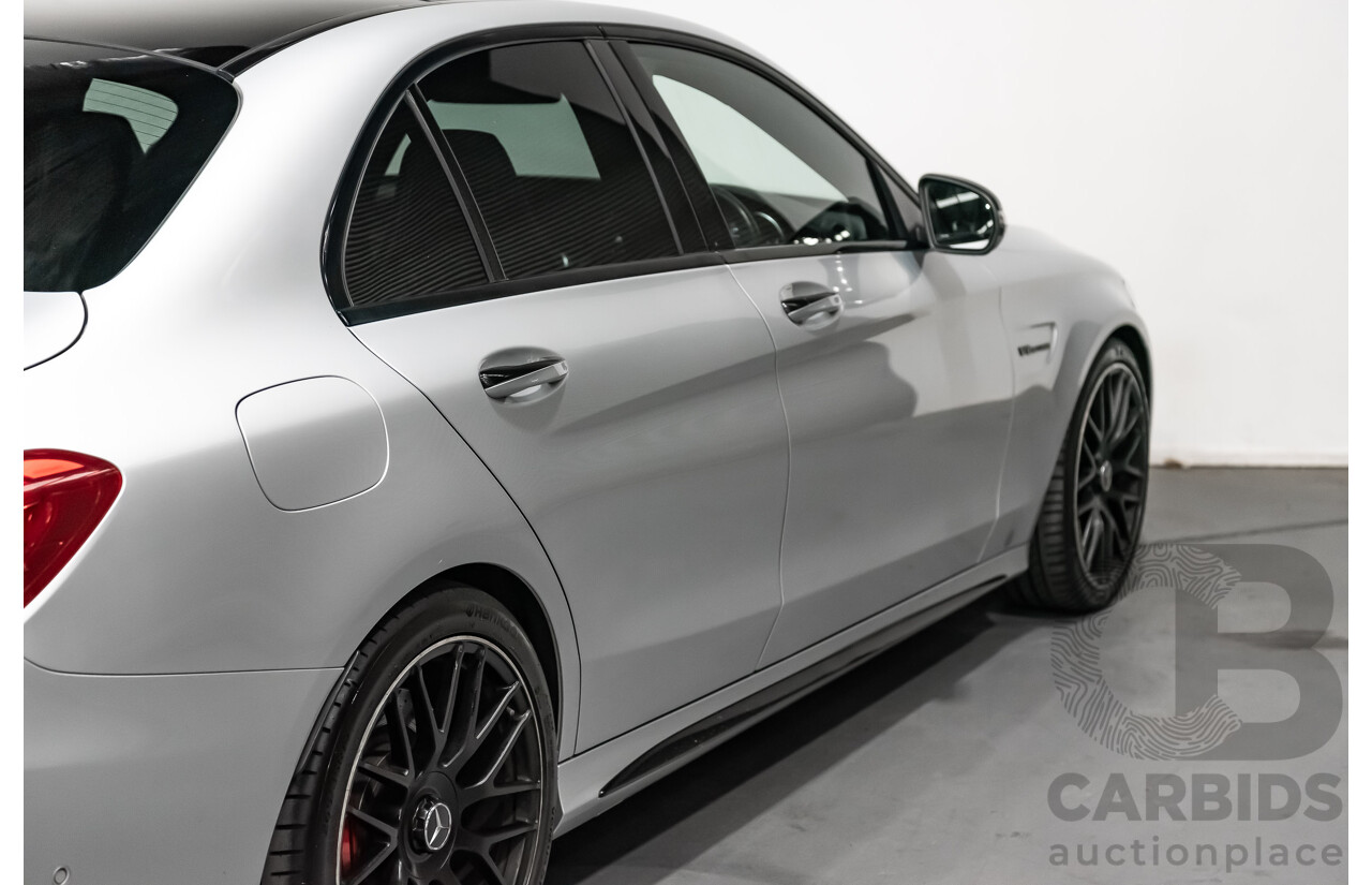 7/2016 Mercedes-Benz C63 AMG S 205 4d Sedan Silver 4.0L Twin Turbocharged V8