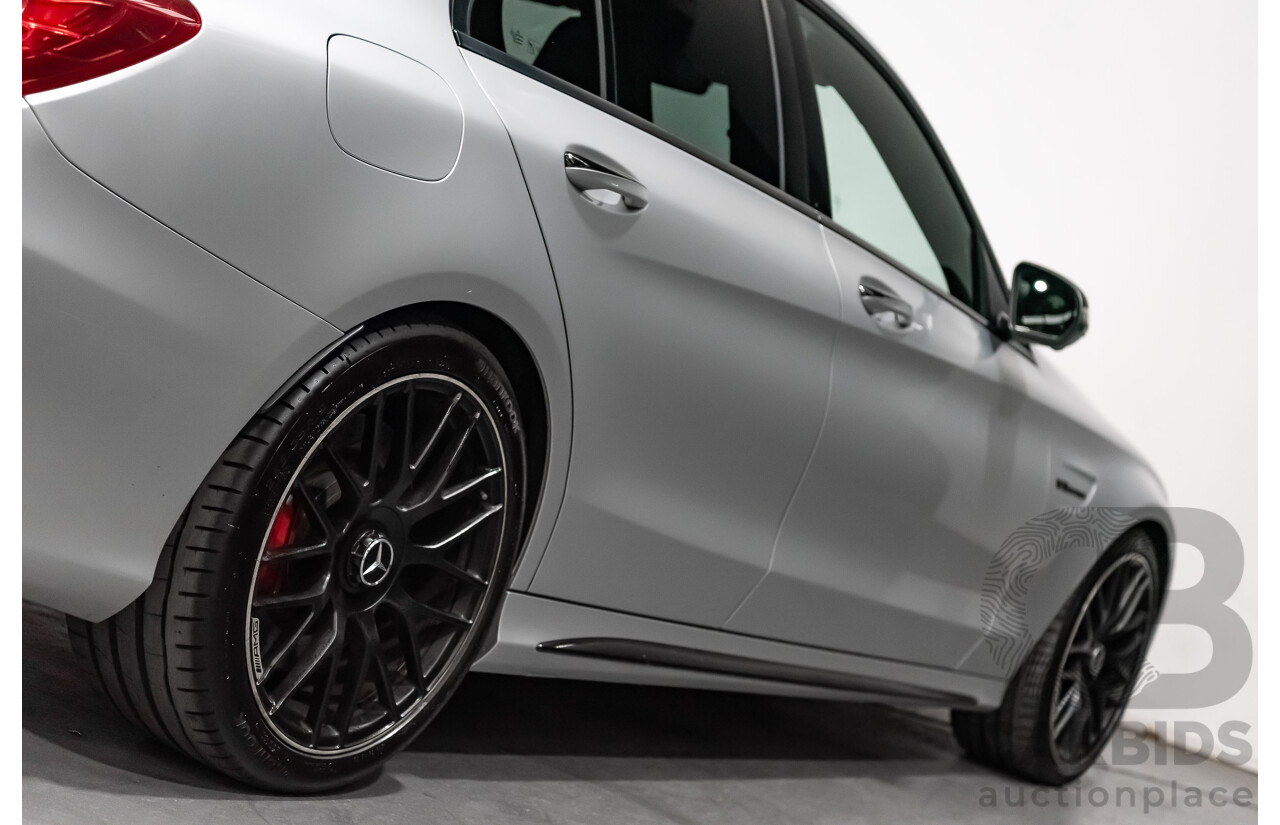 7/2016 Mercedes-Benz C63 AMG S 205 4d Sedan Silver 4.0L Twin Turbocharged V8