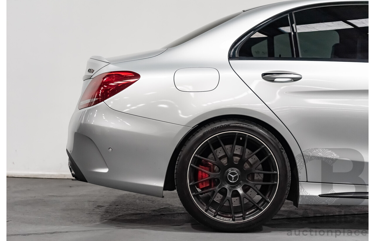 7/2016 Mercedes-Benz C63 AMG S 205 4d Sedan Silver 4.0L Twin Turbocharged V8