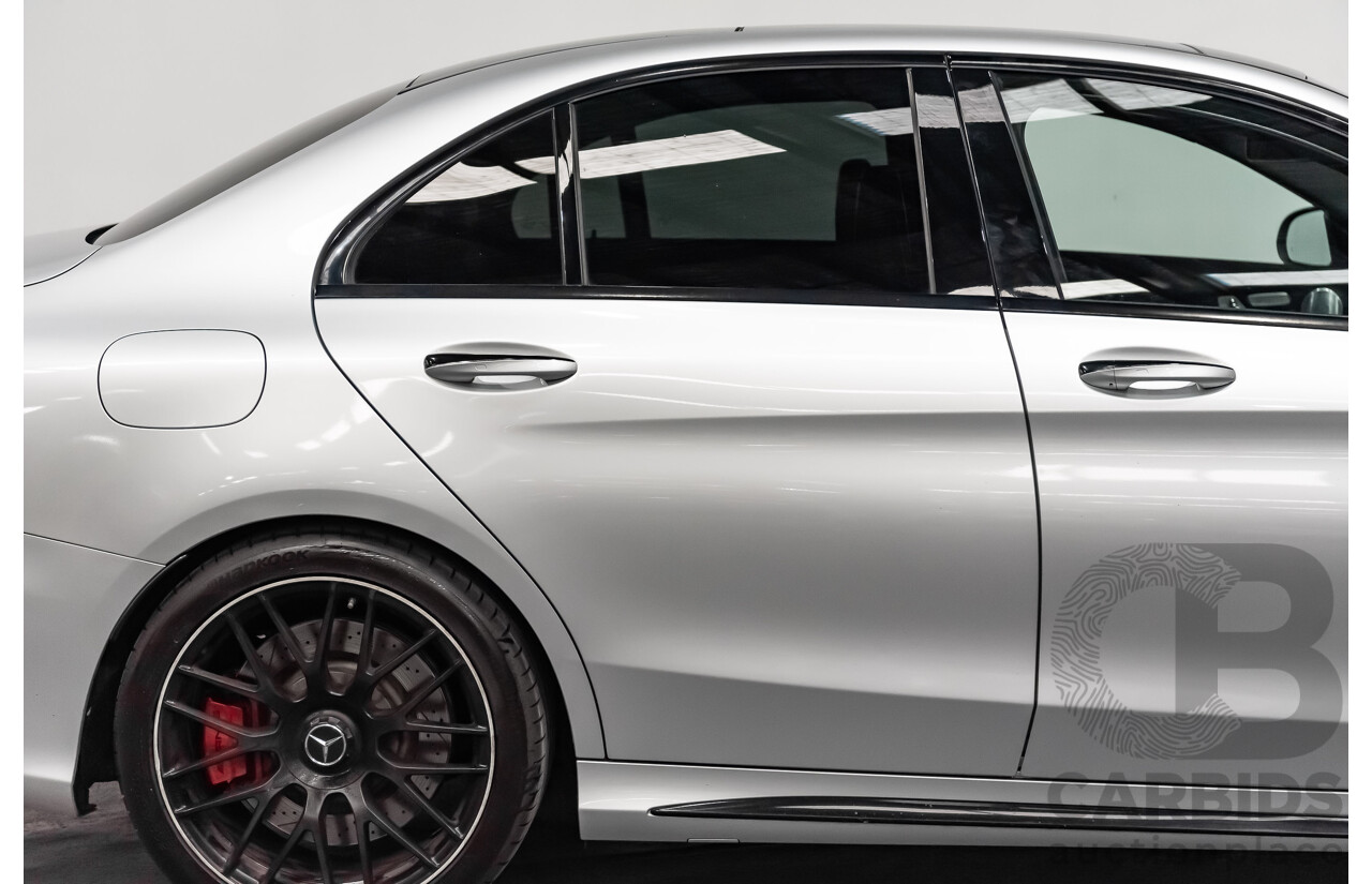 7/2016 Mercedes-Benz C63 AMG S 205 4d Sedan Silver 4.0L Twin Turbocharged V8