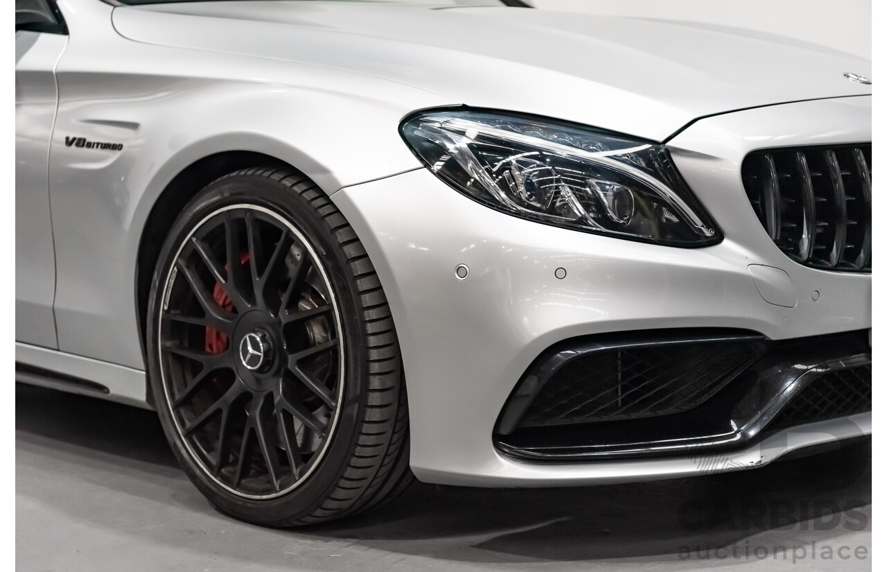 7/2016 Mercedes-Benz C63 AMG S 205 4d Sedan Silver 4.0L Twin Turbocharged V8